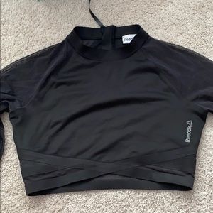 Reebok speed wick long sleeve crop top